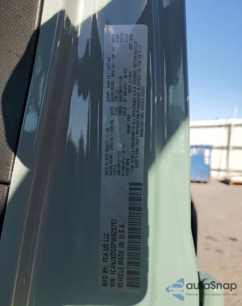 2023 Jeep Wrangler Sport from USA, damaged, VIN 1C4HJXDG5PW623797